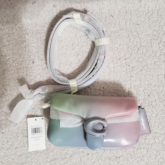 COACH Pillow Tabby Ombré Leather Shoulder Bag 18 - Picture 7 of 10